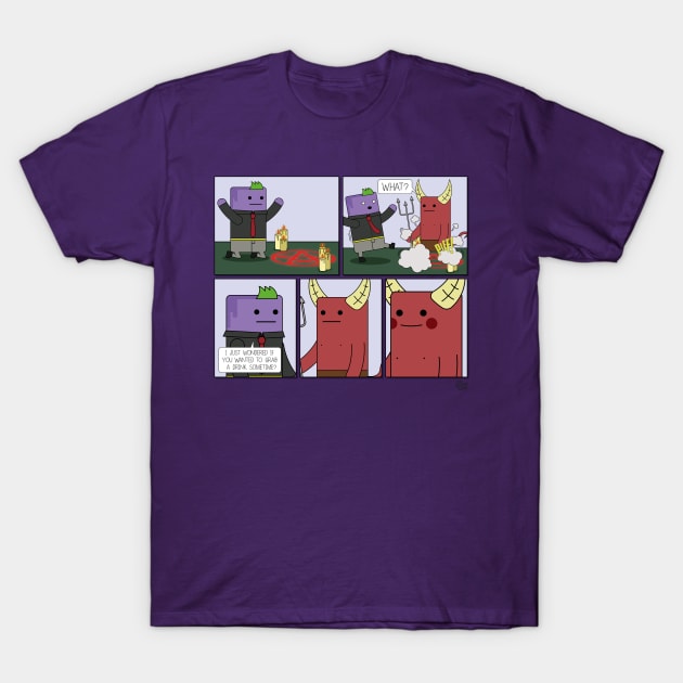 Demon Dating T-Shirt by JoelSimpsonDesign